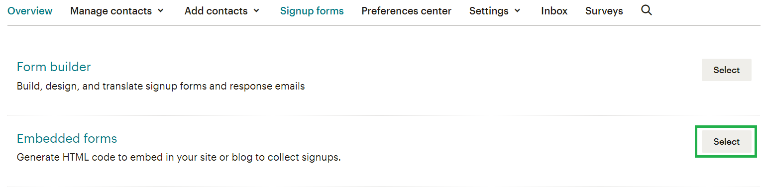 Email form