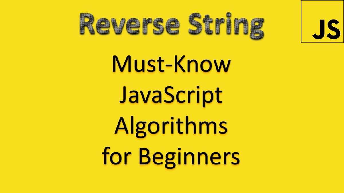 How to Reverse a String Using JavaScript | 4 Ways | Performance Discussed