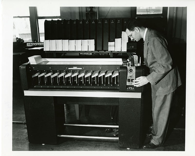 IBM's card sorter